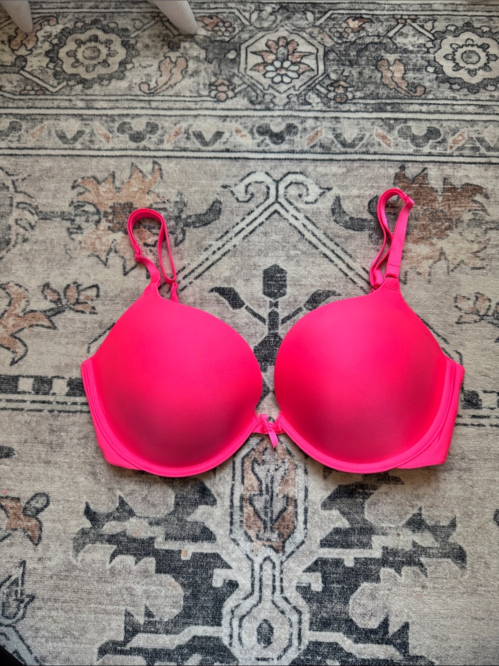 Hot Pink Victorias Secret Push-up Bra
